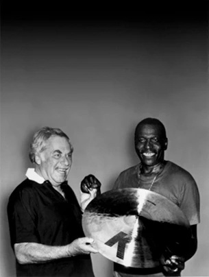 Armand with Elvin Jones